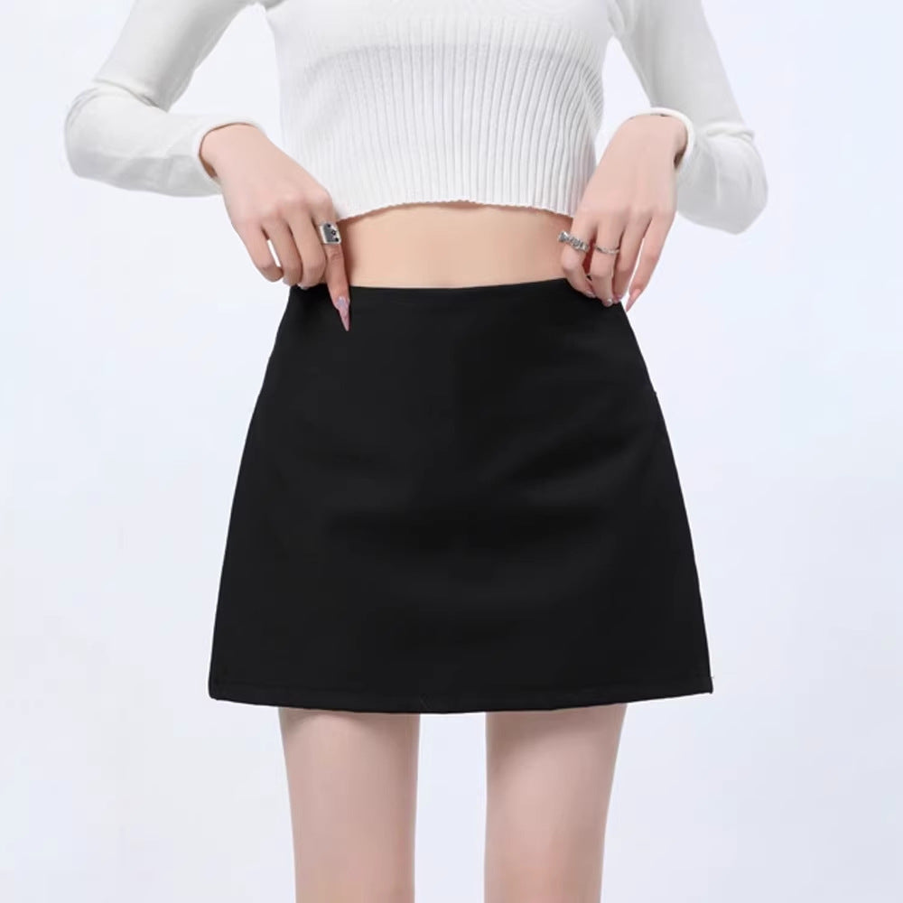 Asymmetric Wrap Mini Skirt, view 4