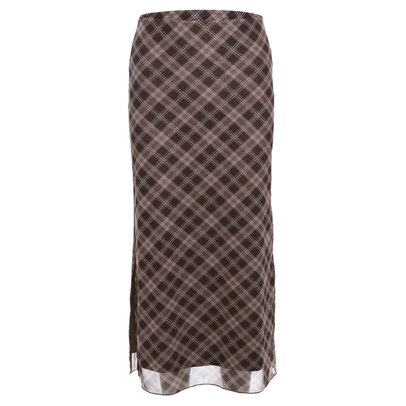 Plaid Midi Pencil Skirt, view 29