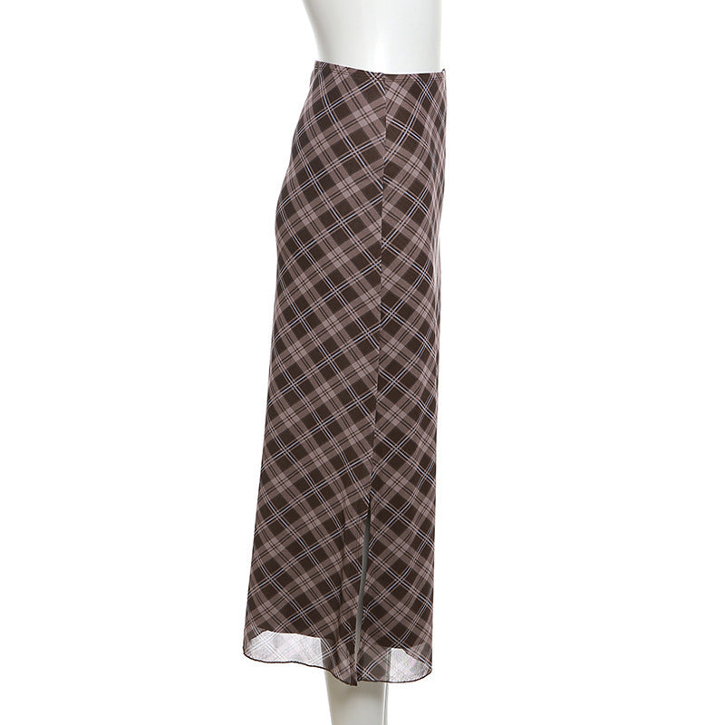 Plaid Midi Pencil Skirt, view 21