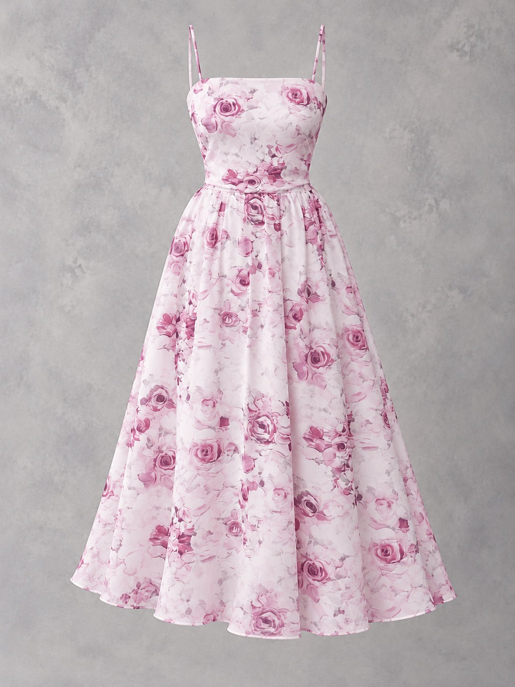 Chiffon Off-Shoulder Evening Dress in Light Purple, product only